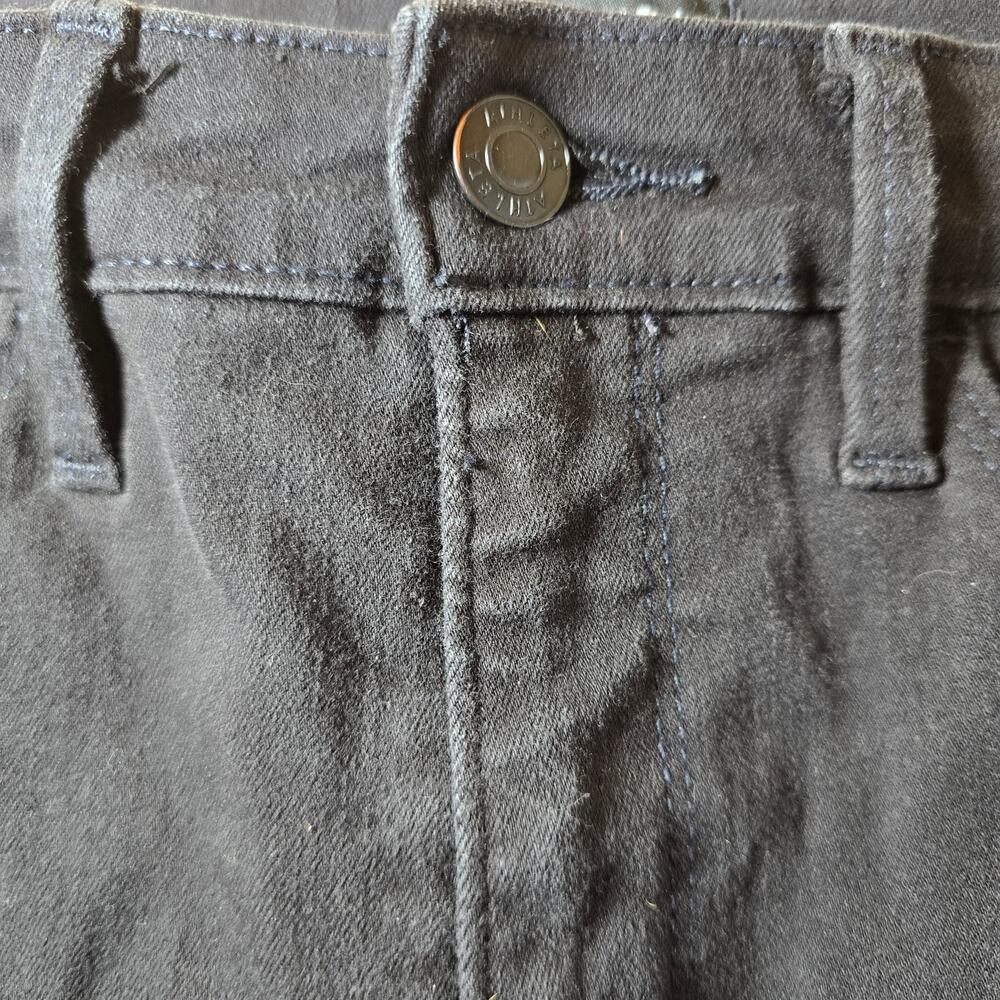 Womens Athleta Flex Kick Flare Jean Black Stretchy Denim Comfy Size 8 Petite - Picture 5 of 7